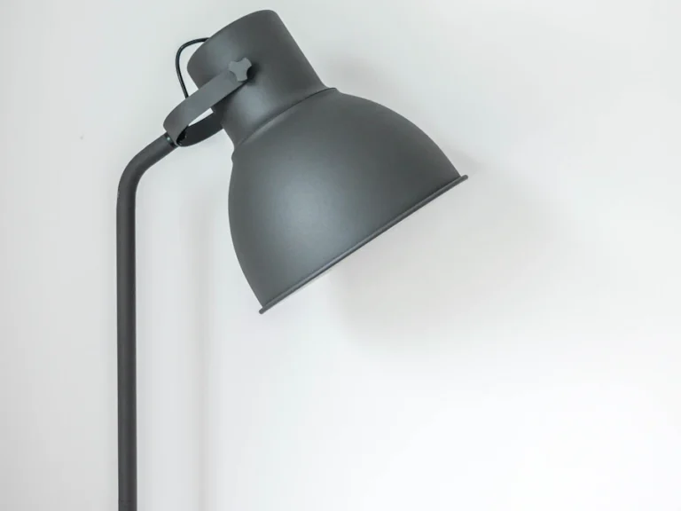 Floor lamp that needs careful packing before moving