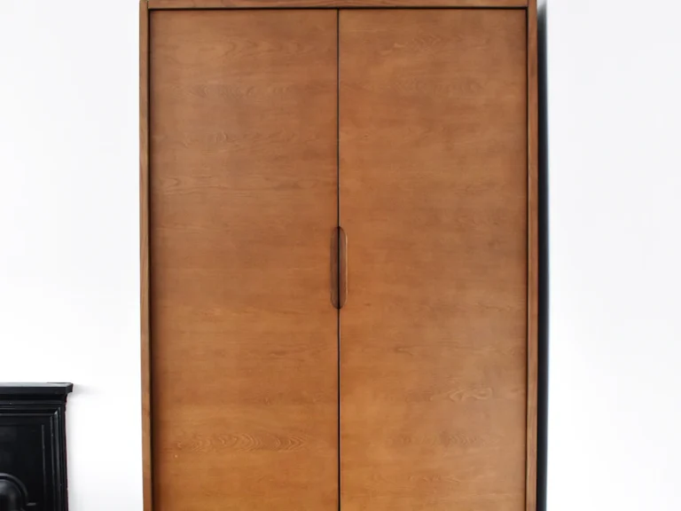 Wooden wardrobe that needs protection before moving